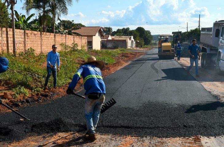 Pavimentação avança em Rio Verde, um dos principais destinos turísticos de Mato Grosso do Sul