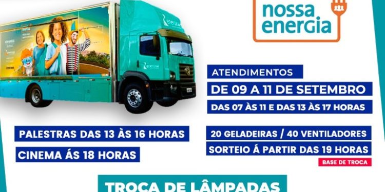 Alcinópolis recebe caminhão Nossa Energia com atendimentos gratuitos