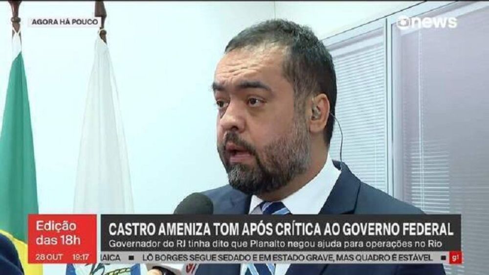 Cláudio Castro afirma que Governo Federal negou ajuda ao RJ; Casa Civil oferece apoio após operação