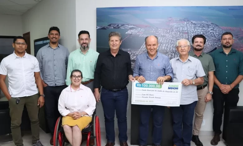 Deputado Junior Mochi anuncia emenda de R$ 100 mil para a Saúde de Chapadão do Sul