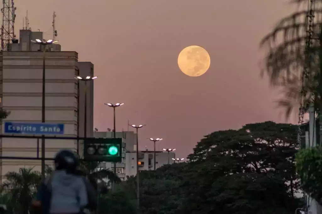 🌌 Superlua Ilumina a Noite de Quarta-feira (5/11); Chuva de Meteoros Leônidas se aproxima