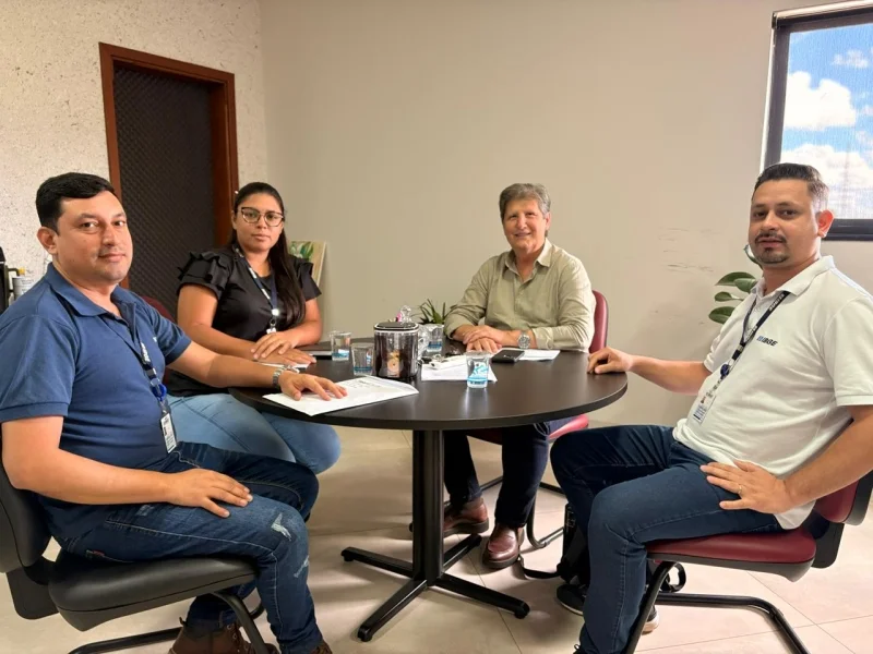 Prefeito Walter Schlatter se reúne com IBGE para dialogar sobre Levantamento da Produção Agrícola em Chapadão do Sul