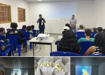 Cinema e Emoção: Figueirão reúne crianças para debater saúde mental com o filme “Divertida Mente”