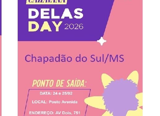 Prefeitura de Chapadão do Sul oferece caravana gratuita para o “Delas Day MS” em Campo Grande