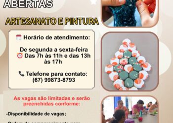 Criatividade e Convivência: Paraíso das Águas abre matrículas para oficinas gratuitas de Artesanato e Pintura