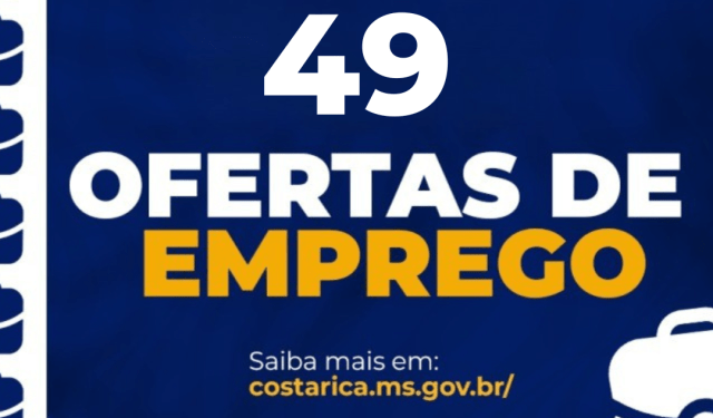 Emprego em Costa Rica: Semana começa com 49 vagas abertas; maioria exige apenas Ensino Fundamental