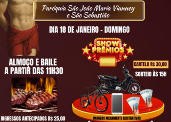 Programação especial da Festa de São Sebastião 2026 começa neste domingo (11) em Paraíso das Águas