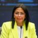 “Vim com dor”: Delcy Rodríguez assume presidência interina da Venezuela e classifica captura de Maduro como “sequestro”