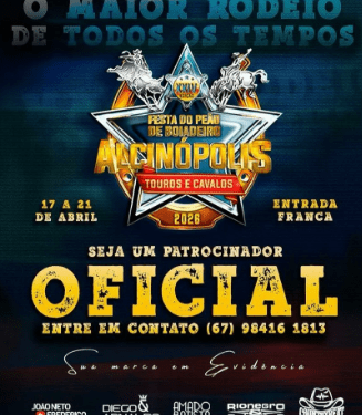 Alcinópolis se prepara para a “maior de todas”: 23ª Festa do Peão terá entrada franca e astros do sertanejo