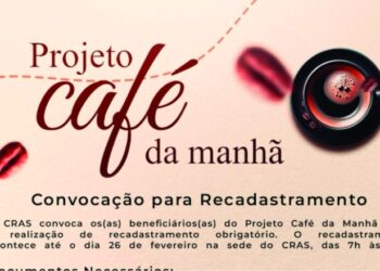 Prazo para recadastramento do Projeto Café da Manhã termina hoje