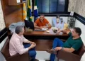Presidente da Câmara de Chapadão do Sul recebe visita institucional do ex-prefeito Jocelito Krug