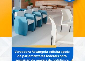 Policlínica: Rosângela Marçal aciona bancada federal para mobiliar novo prédio da saúde