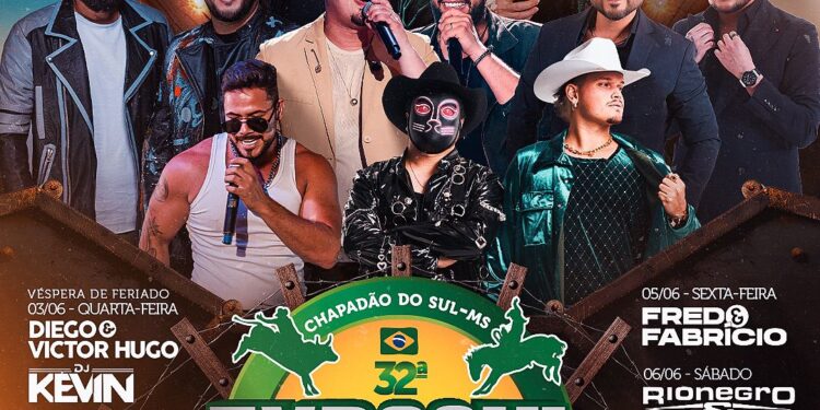Exposul 2026 define grade de shows com Rio Negro & Solimões e Diego & Victor Hugo; festa começa dia 3 de junho