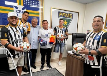 FFMS firma parceria com clube de futebol para amputados