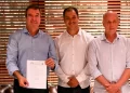 Presidente da Câmara de Costa Rica entrega ao Governador plano para reforço policial e novas viaturas