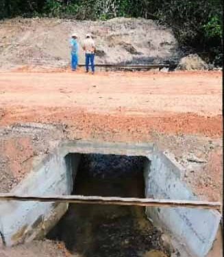 Infraestrutura Rural: Alcinópolis substitui ponte de madeira por estrutura de concreto no Bananal