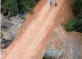 Infraestrutura Rural: Alcinópolis substitui ponte de madeira por estrutura de concreto no Bananal