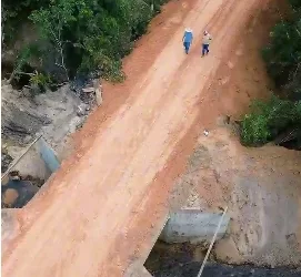 Infraestrutura Rural: Alcinópolis substitui ponte de madeira por estrutura de concreto no Bananal