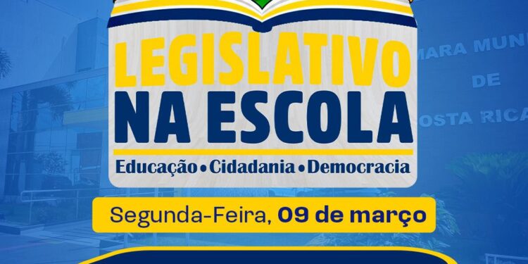Educação e Cidadania: Lançamento do Projeto Legislativo na Escola acontece na próxima segunda (09)