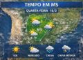 Sexta-feira de calor intenso e pancadas de chuva em MS