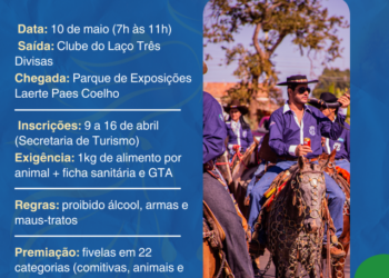 5ª Cavalgada Expo Rica 2026: Inscrições abertas e regulamento divulgado