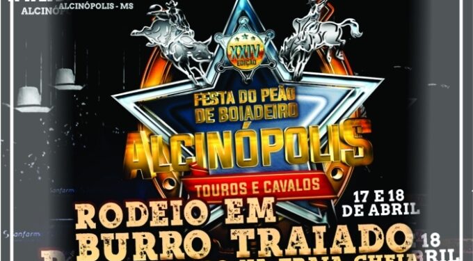 Cultura Pantaneira: Rodeio em Burro Traiado é atração confirmada na 24ª Festa do Peão de Alcinópolis