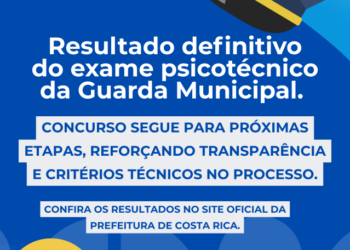Concurso GCM Costa Rica: Divulgado resultado definitivo do exame psicotécnico