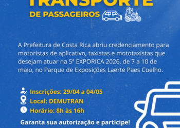 Mobilidade na EXPORICA 2026: Prefeitura abre credenciamento para motoristas de aplicativos, taxistas e mototaxistas