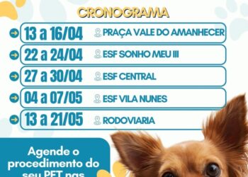 Controle Populacional: Costa Rica divulga cronograma do Castramóvel para abril e maio