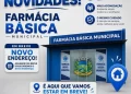 Atenção, Figueirão: Farmácia Básica Municipal mudará para novo endereço