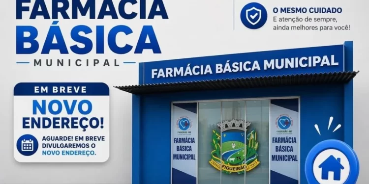 Atenção, Figueirão: Farmácia Básica Municipal mudará para novo endereço