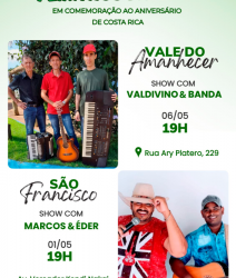 Costa Rica celebra 46 anos com feiras especiais nos bairros