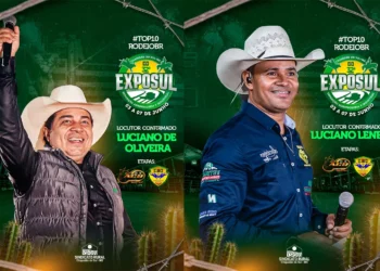 32ª EXPOSUL confirma Luciano de Oliveira e Luciano Lenes como os locutores do rodeio