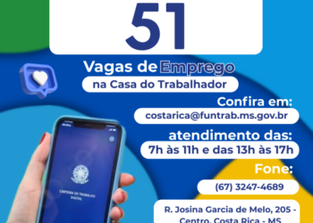 Oportunidade: Casa do Trabalhador abre a semana com 51 vagas de emprego em diversos setores
