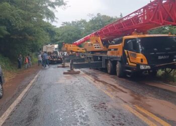 Serra Sucuriú volta a ser totalmente interditada nesta sexta-feira para retirada de carreta boiadeira