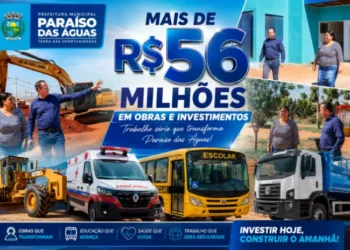 Investimento Recorde: Prefeito Ivan Xixi anuncia pacote de R$ 56,4 milhões em obras e equipamentos