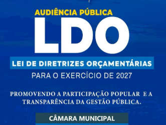 Participação Cidadã: Prefeitura realiza audiência pública para definir o orçamento de 2027