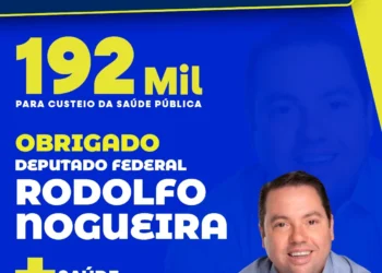 Deputado Rodolfo Nogueira destinou R$ 192 mil para Alcinópolis