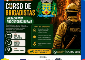 Escudo Contra o Fogo: Defesa Civil e Bombeiros abrem curso de brigadistas para produtores rurais de Costa Rica