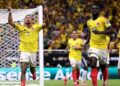 Colômbia domina, vence RD Congo e garante vaga no mata-mata da Copa