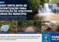 Alerta Ambiental: Sedemat emite nota de conscientização e adverte sobre risco de fechamento da Cachoeira do Muquém e Areia Encantada