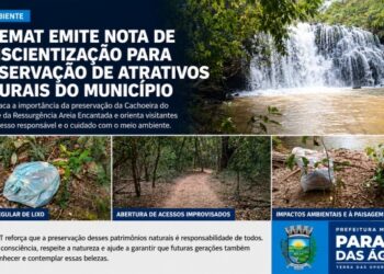 Alerta Ambiental: Sedemat emite nota de conscientização e adverte sobre risco de fechamento da Cachoeira do Muquém e Areia Encantada