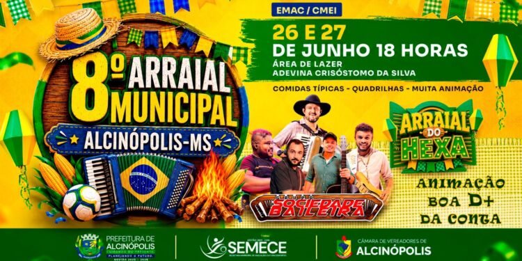 Alcinópolis se prepara para o 8º Arraial Municipal