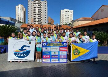 Show nas Piscinas: Projeto social da APAN Costa Rica brilha no Estadual de Inverno e fatura 98 medalhas