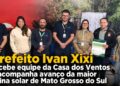 Gigante das Renováveis: Com 1,2 milhão de painéis e 1.600 empregos, Prefeito Ivan Xixi acompanha o avanço da maior usina solar do Brasil