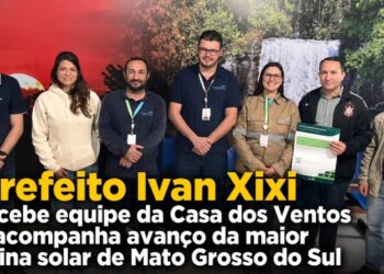 Gigante das Renováveis: Com 1,2 milhão de painéis e 1.600 empregos, Prefeito Ivan Xixi acompanha o avanço da maior usina solar do Brasil