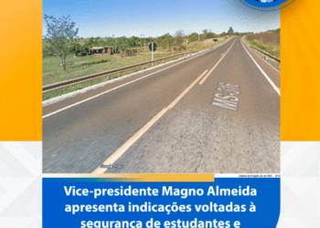 Segurança e Mobilidade: Indicações do vereador Magno Almeida cobram abrigo para estudantes e ampliação da rodovia MS-316 em Costa Rica