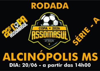 Futebol dos Servidores: Alcinópolis sedia etapa decisiva da 22ª Copa ASSOMASUL Série A neste sábado