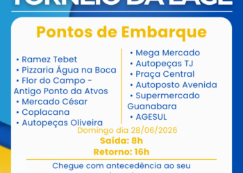 Integração no Campo: Com ônibus gratuito saindo às 8h, Costa Rica terá transporte especial para o 1º Torneio de Futebol Society da Lage neste domingo