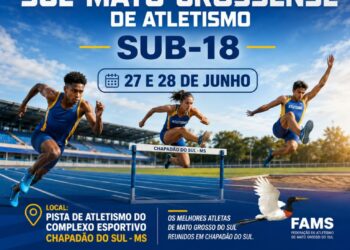 Capital do Atletismo: Chapadão do Sul será sede do Campeonato Sul-Mato-Grossense Sub-18 neste mês